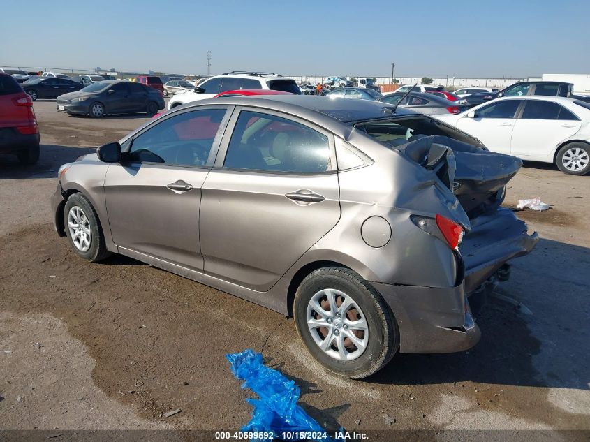 2013 Hyundai Accent Gls VIN: KMHCT4AEXDU550287 Lot: 40599592