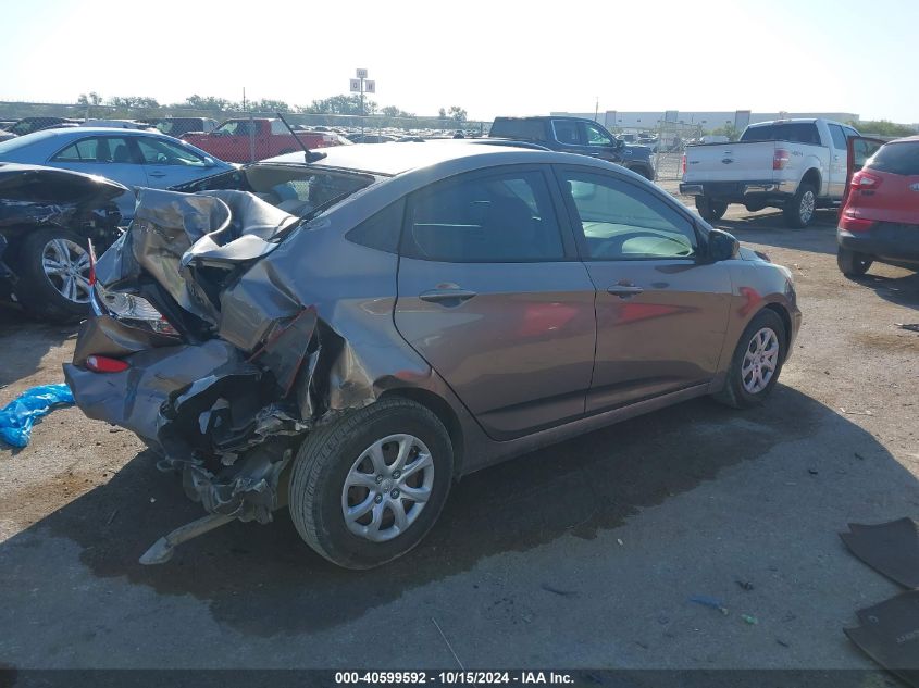 2013 Hyundai Accent Gls VIN: KMHCT4AEXDU550287 Lot: 40599592