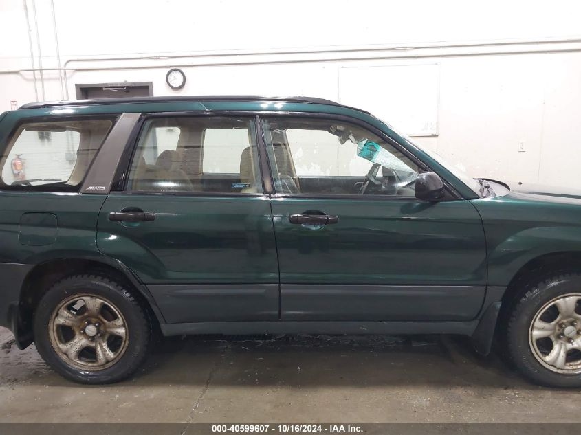 2003 Subaru Forester X VIN: JF1SG636X3H753473 Lot: 40599607