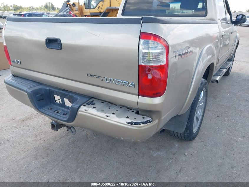 2006 Toyota Tundra Sr5 V8 VIN: 5TBET34166S516489 Lot: 40599622