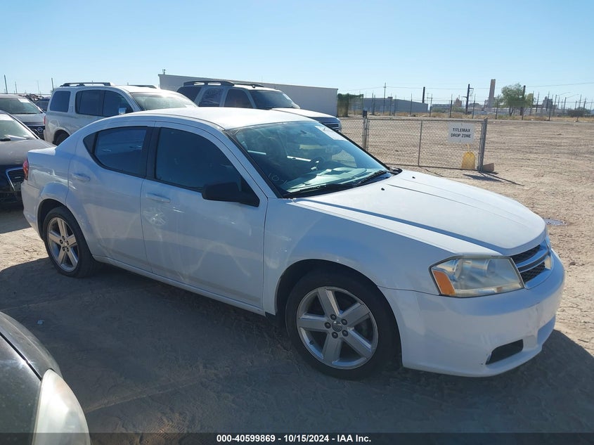 2013 DODGE AVENGER SXT - 1C3CDZCB2DN660914
