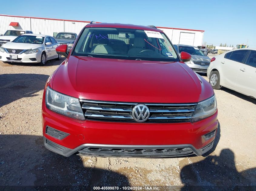 2019 Volkswagen Tiguan 2.0T S VIN: 3VV1B7AX2KM184801 Lot: 40599870