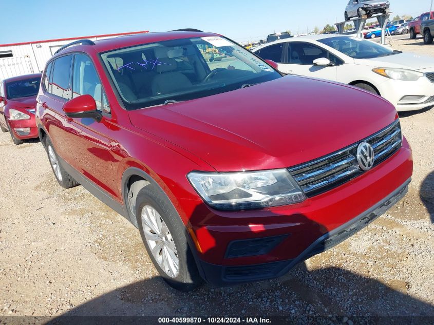 2019 Volkswagen Tiguan 2.0T S VIN: 3VV1B7AX2KM184801 Lot: 40599870