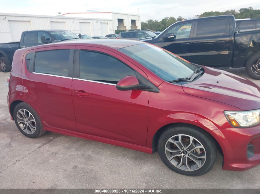 2018 Chevrolet Sonic Lt Auto VIN: 1G1JD6SH4J4138562 Lot: 40599923