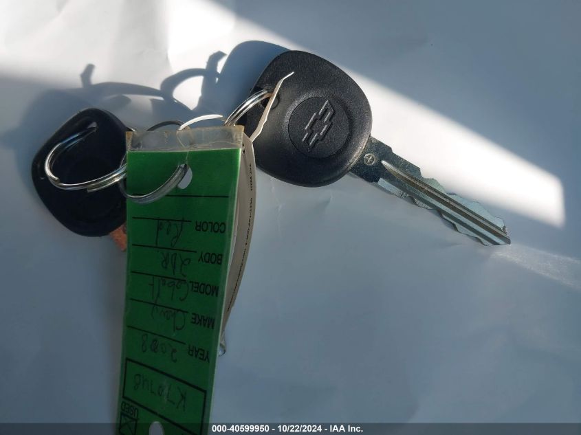 2008 Chevrolet Cobalt Lt VIN: 1G1AL18F687235721 Lot: 40599950