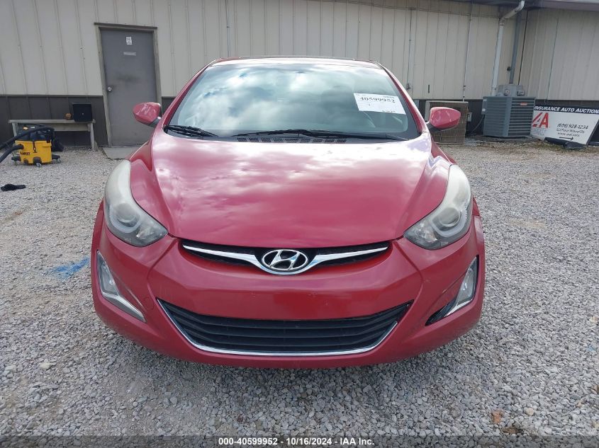 2015 Hyundai Elantra Se VIN: KMHDH4AE1FU225505 Lot: 40599952