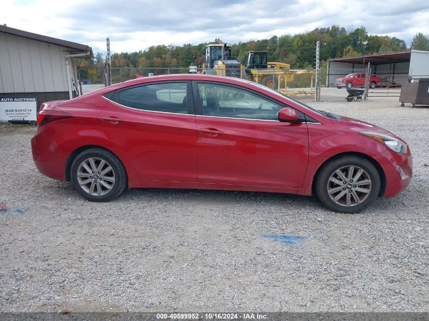 2015 Hyundai Elantra Se VIN: KMHDH4AE1FU225505 Lot: 40599952