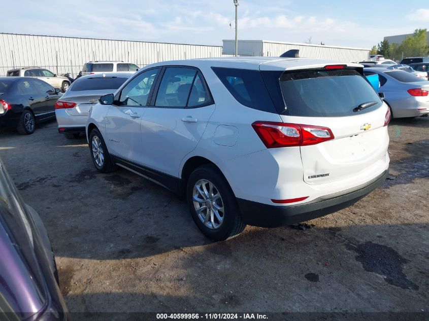 2021 Chevrolet Equinox Fwd Ls VIN: 3GNAXHEV0MS175115 Lot: 40599956