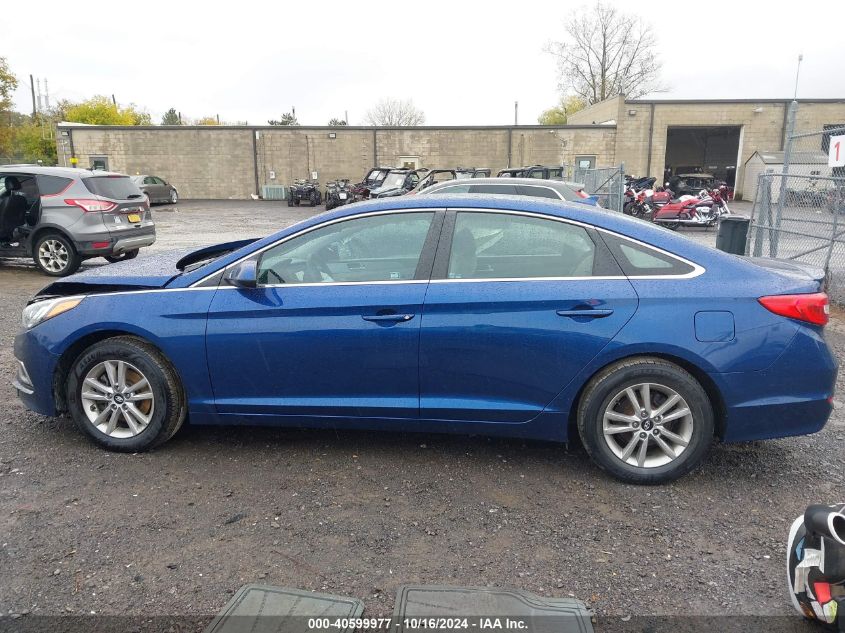 2016 Hyundai Sonata Se VIN: 5NPE24AF3GH297269 Lot: 40599977