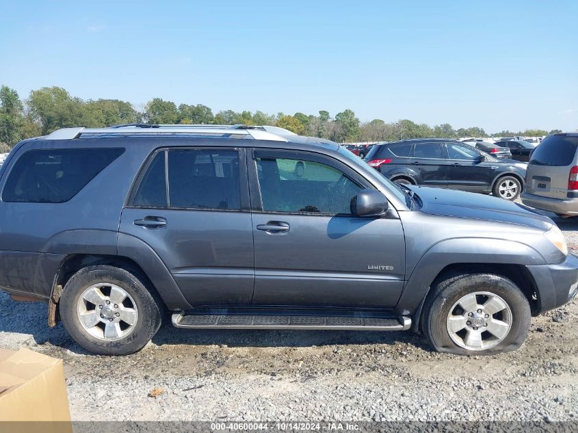 2004 Toyota 4Runner Limited V6 VIN: JTEZU17R048023027 Lot: 40600044