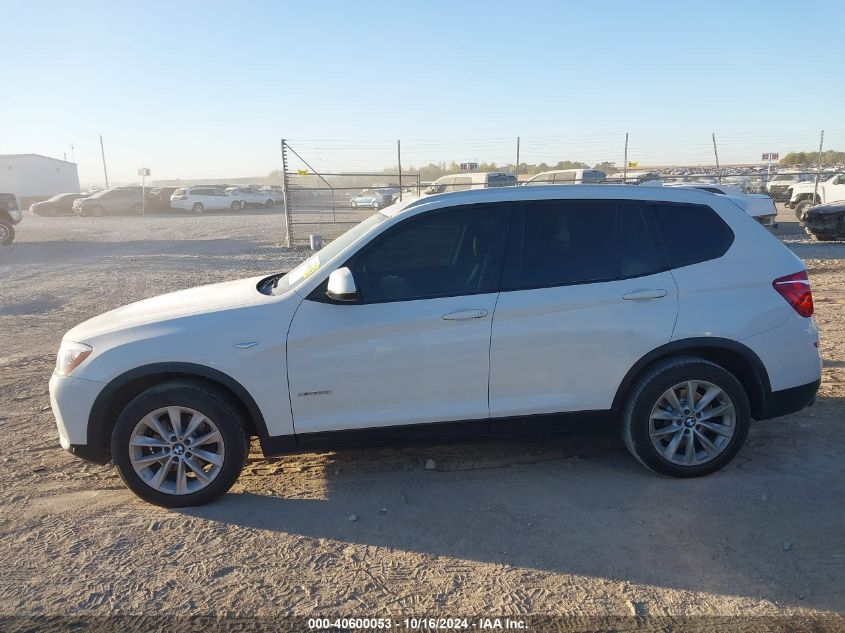 2017 BMW X3 xDrive28I VIN: 5UXWX9C32H0T16879 Lot: 40600053