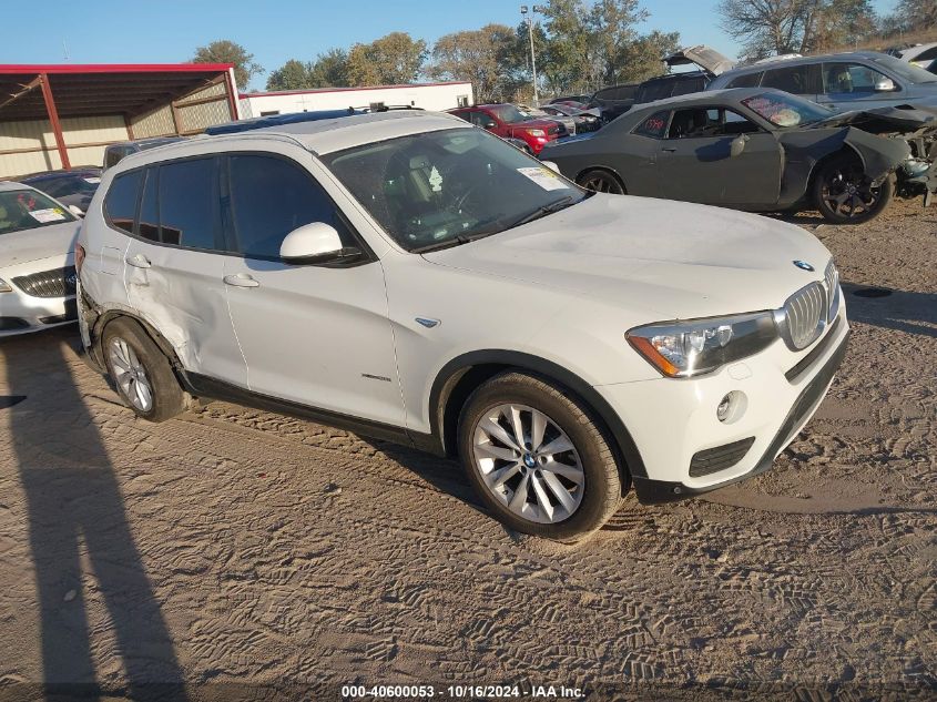 2017 BMW X3 XDRIVE28I - 5UXWX9C32H0T16879