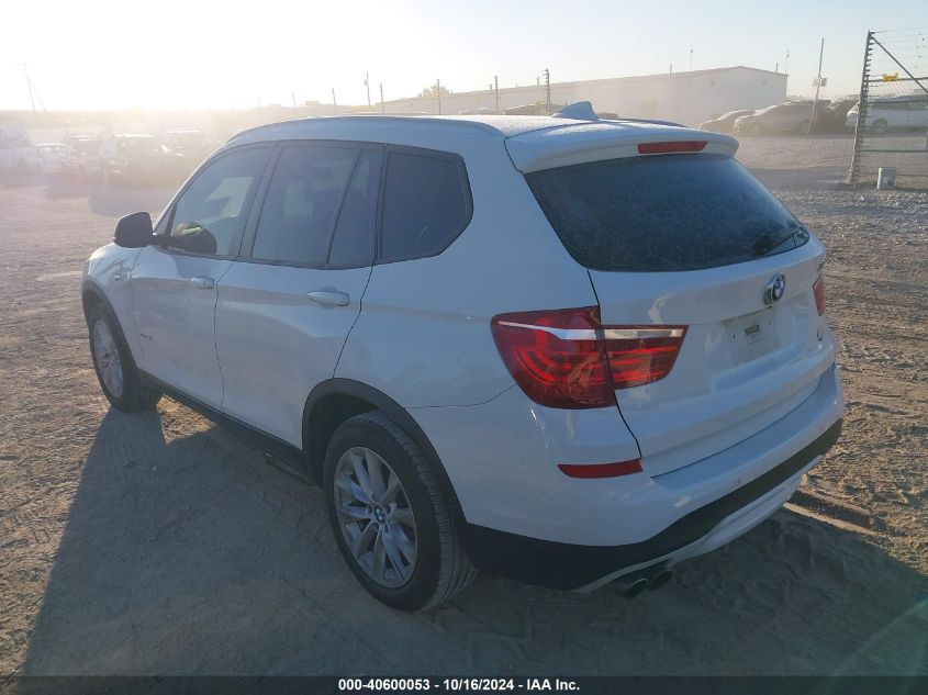 VIN 5UXWX9C32H0T16879 2017 BMW X3, Xdrive28I no.3