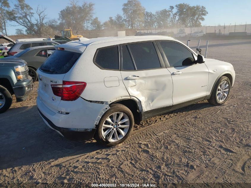 2017 BMW X3 XDRIVE28I - 5UXWX9C32H0T16879