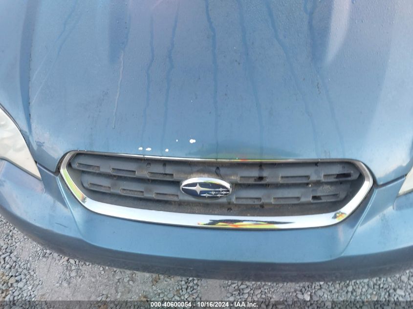 2006 Subaru Outback 2.5I Limited VIN: 4S4BP62C567344210 Lot: 40600054