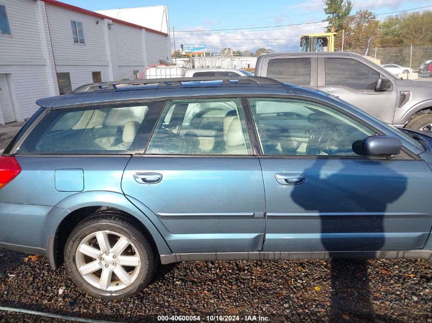 2006 Subaru Outback 2.5I Limited VIN: 4S4BP62C567344210 Lot: 40600054