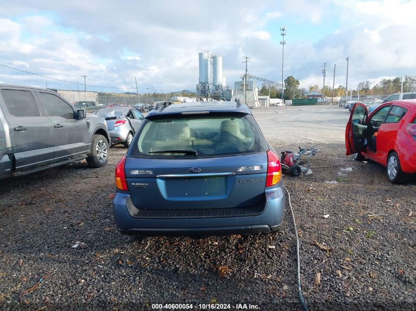 2006 Subaru Outback 2.5I Limited VIN: 4S4BP62C567344210 Lot: 40600054