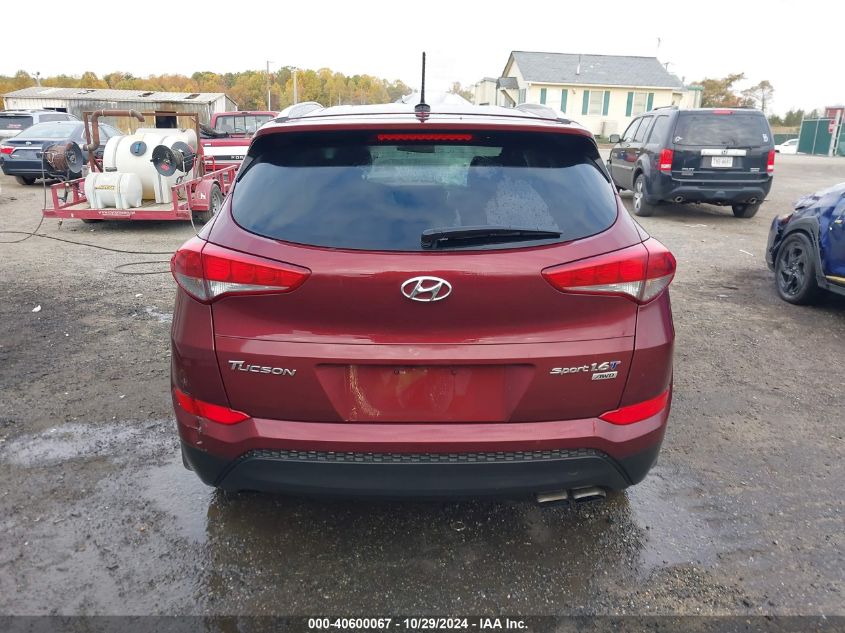 2017 Hyundai Tucson Sport VIN: KM8J3CA21HU418029 Lot: 40600067