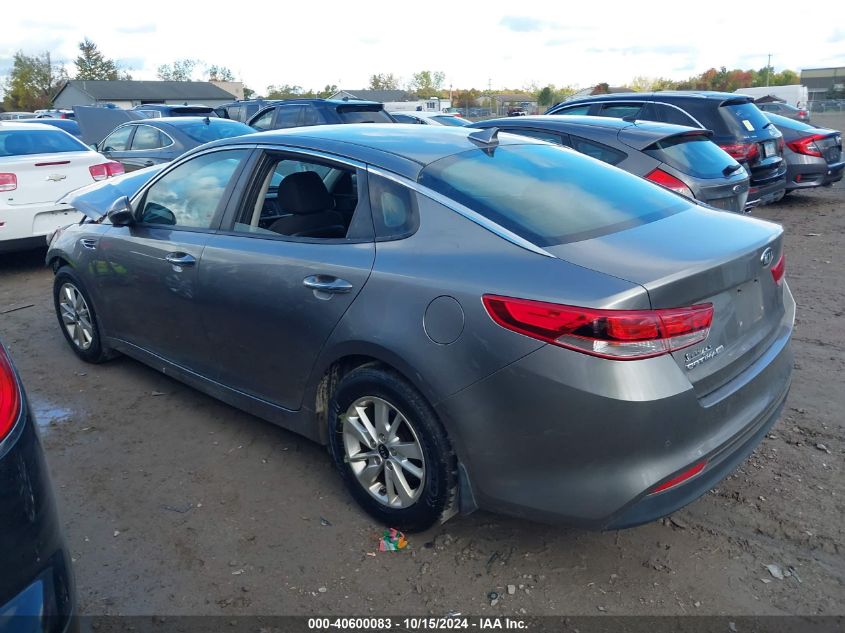 2016 Kia Optima Lx VIN: 5XXGT4L30GG030160 Lot: 40600083