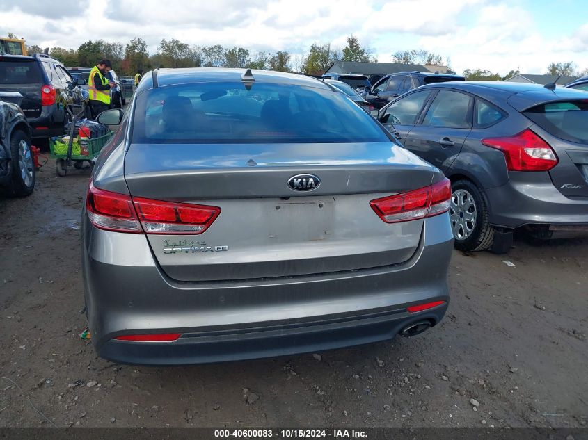 2016 Kia Optima Lx VIN: 5XXGT4L30GG030160 Lot: 40600083