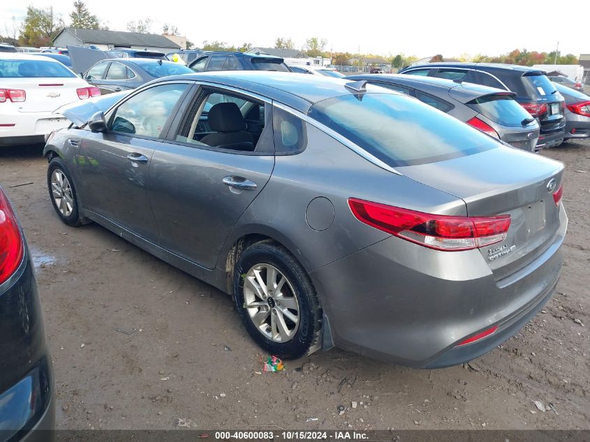 2016 Kia Optima Lx VIN: 5XXGT4L30GG030160 Lot: 40600083