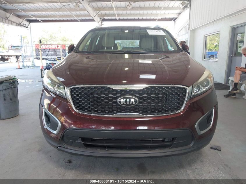 2016 Kia Sorento 2.4L Lx VIN: 5XYPG4A34GG128174 Lot: 40600101