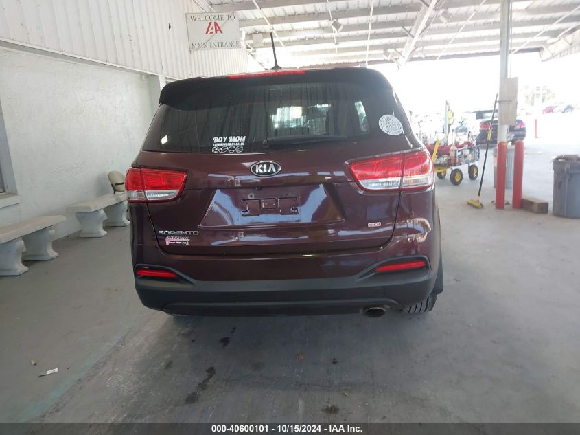 2016 KIA SORENTO 2.4L LX - 5XYPG4A34GG128174