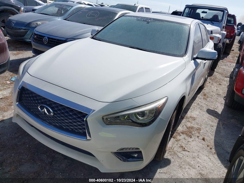 VIN JN1EV7AP4KM540820 2019 INFINITI Q50 3.0T LUXE