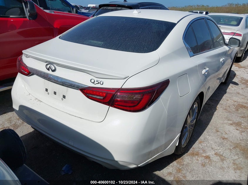 VIN JN1EV7AP4KM540820 2019 INFINITI Q50 3.0T LUXE