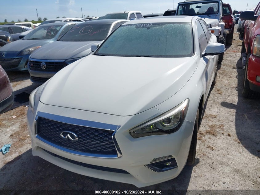 VIN JN1EV7AP4KM540820 2019 INFINITI Q50 3.0T LUXE