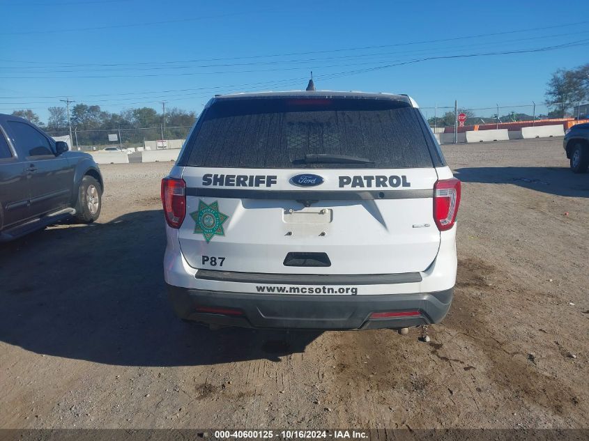 2018 Ford Police Interceptor Utility VIN: 1FM5K8AR2JGC94744 Lot: 40600125