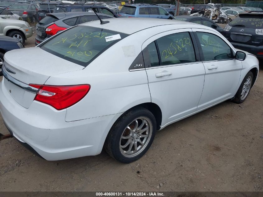 2013 Chrysler 200 Lx VIN: 1C3CCBAB5DN697808 Lot: 40600131