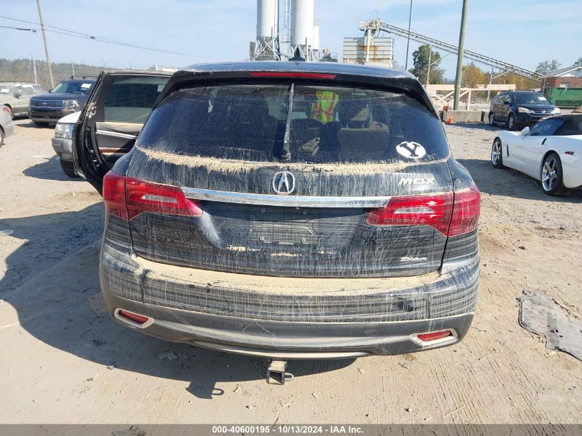 2014 Acura Mdx VIN: 5FRYD4H21EB027428 Lot: 40600195