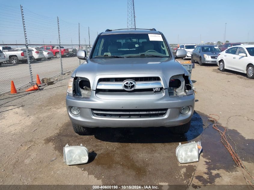 2006 Toyota Sequoia Limited VIN: 5TDZT38A46S272151 Lot: 40600198