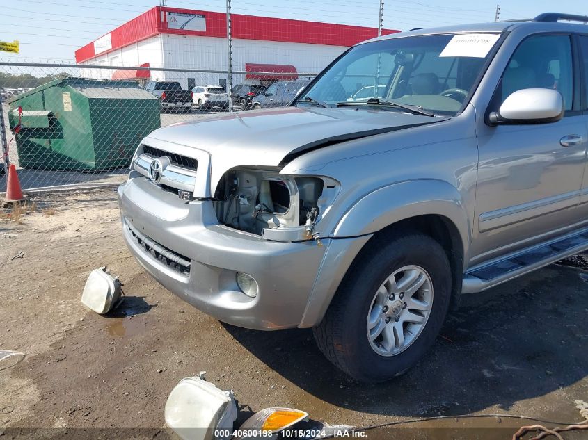 2006 Toyota Sequoia Limited VIN: 5TDZT38A46S272151 Lot: 40600198