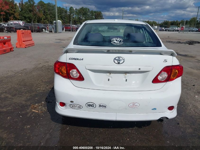 2010 Toyota Corolla S VIN: 2T1BU4EE2AC315026 Lot: 40600208