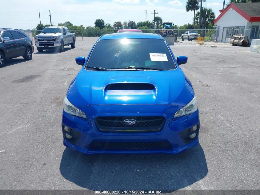 2015 Subaru Wrx Premium VIN: JF1VA1D66F9801324 Lot: 40600220