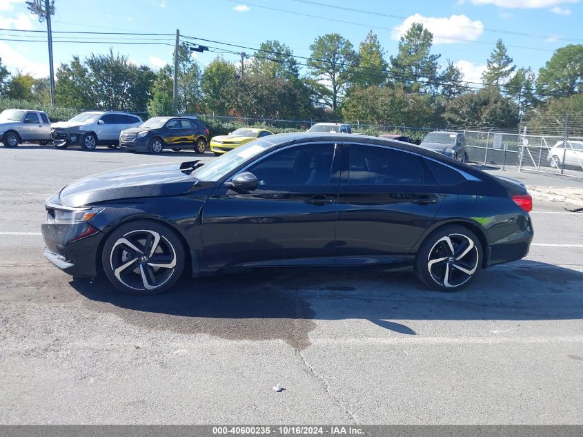 2022 Honda Accord Sport VIN: 1HGCV1F30NA118106 Lot: 40600235