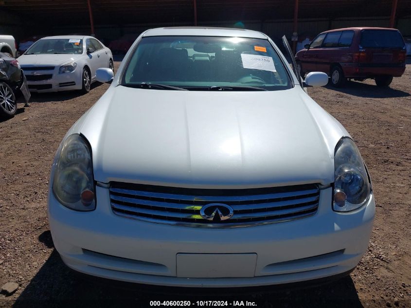 2004 Infiniti G35 VIN: JNKCV51E64M601867 Lot: 40600250