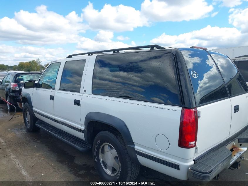 1999 Chevrolet Suburban 1500 Lt VIN: 1GNFK16R4XJ348461 Lot: 40600271