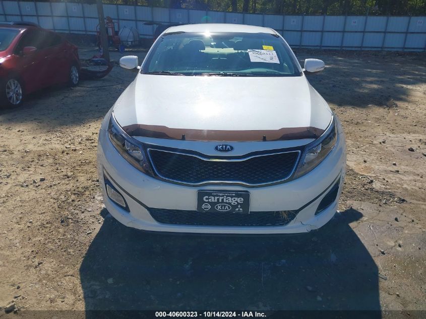 2015 Kia Optima Lx VIN: 5XXGM4A76FG357115 Lot: 40600323