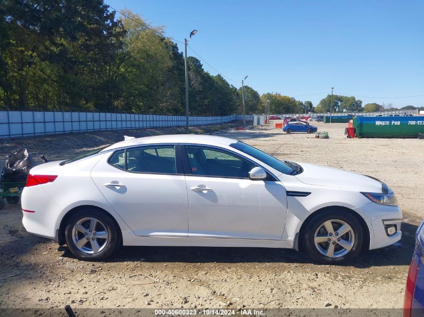 2015 Kia Optima Lx VIN: 5XXGM4A76FG357115 Lot: 40600323