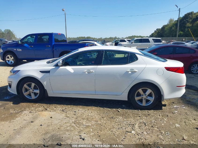 2015 Kia Optima Lx VIN: 5XXGM4A76FG357115 Lot: 40600323