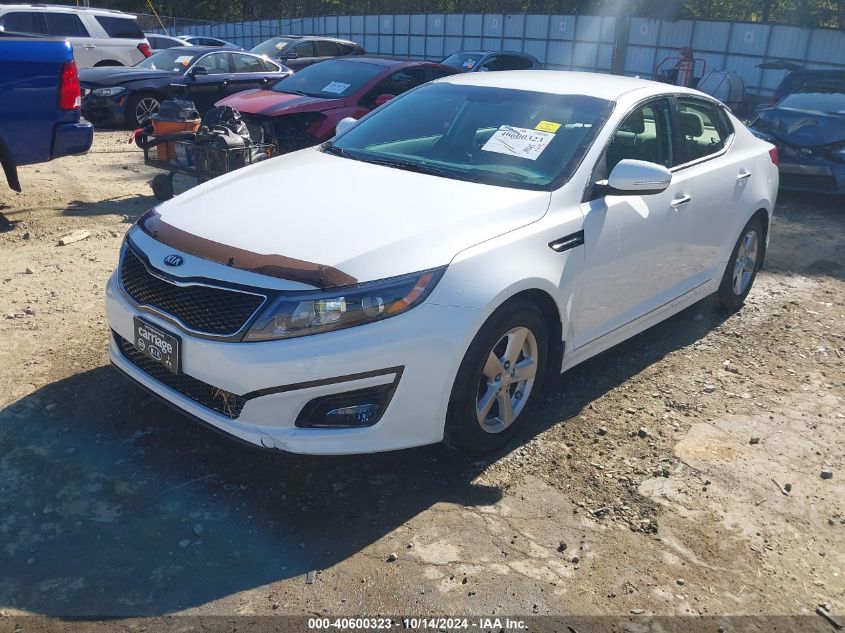 2015 Kia Optima Lx VIN: 5XXGM4A76FG357115 Lot: 40600323