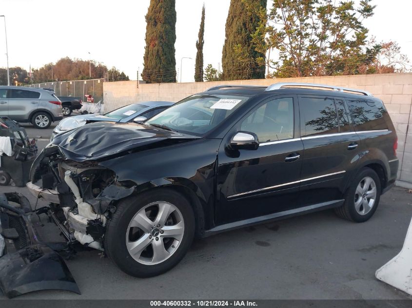 2010 Mercedes-Benz Gl 450 4Matic VIN: 4JGBF7BE5AA591183 Lot: 40600332