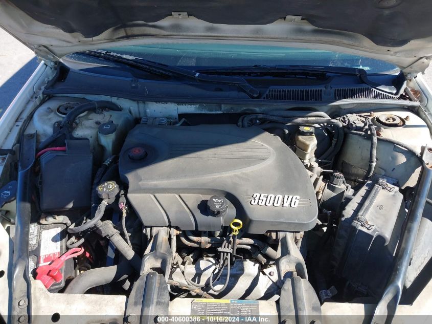 2006 Chevrolet Impala Lt VIN: 2G1WT55K469403804 Lot: 40600386