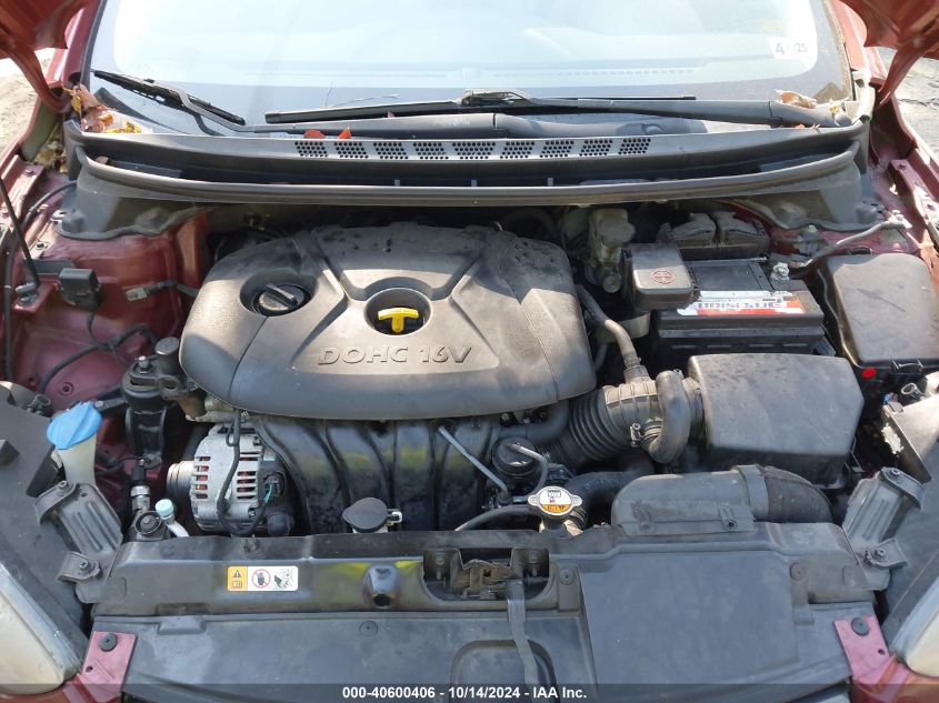 2014 Hyundai Elantra Limited VIN: 5NPDH4AE1EH500478 Lot: 40600406