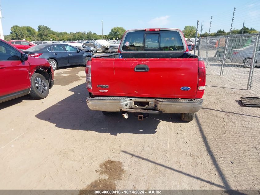 1997 Ford F-150 Lariat/Xl/Xlt VIN: 1FTEX18L8VKC72216 Lot: 40600416