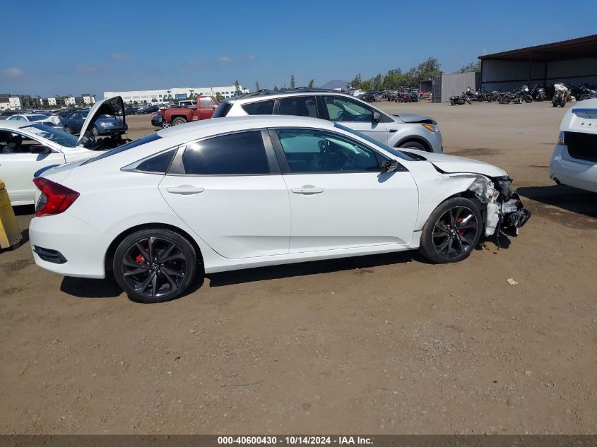 2019 Honda Civic Sport VIN: 2HGFC2F82KH523398 Lot: 40600430