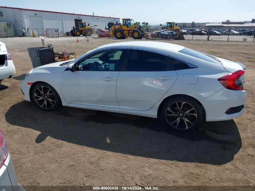 2019 Honda Civic Sport VIN: 2HGFC2F82KH523398 Lot: 40600430